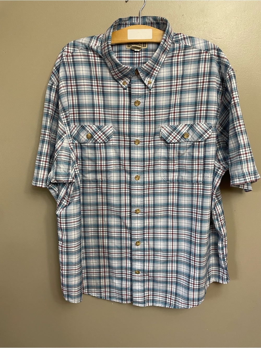 Duluth Trading Co. Men's 2XL Breezeshooter Performance Plaid Shirt